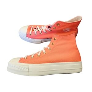 Converse CTAS Lift Hi Watermelon Slushy  Platform Sneakers Womens NEW